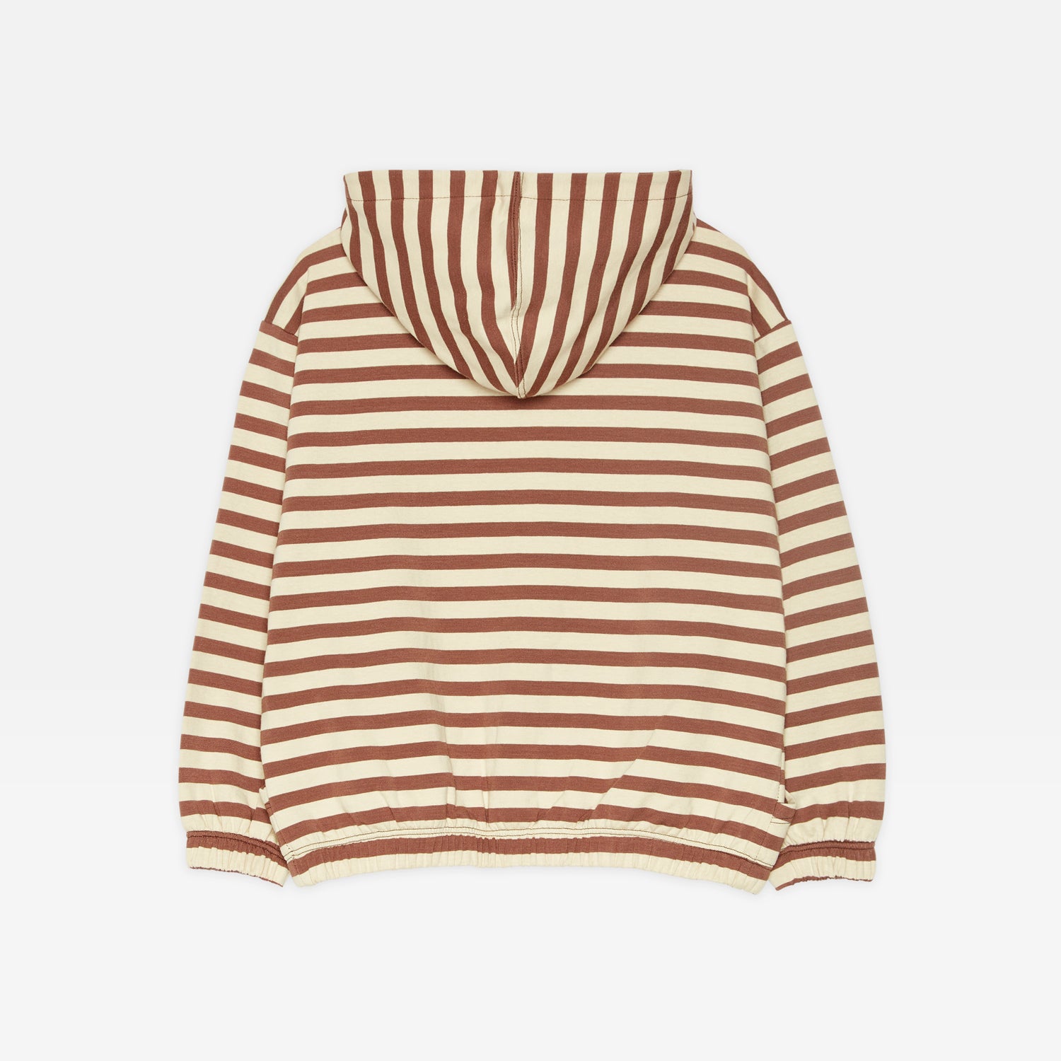 New Weekend House Kids Dog Stripes Children's Hoodie Brown Sand | BIEN BIEN