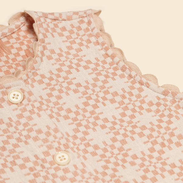 apolina Apolina Quilted Pinafore 3-5y ワンピース