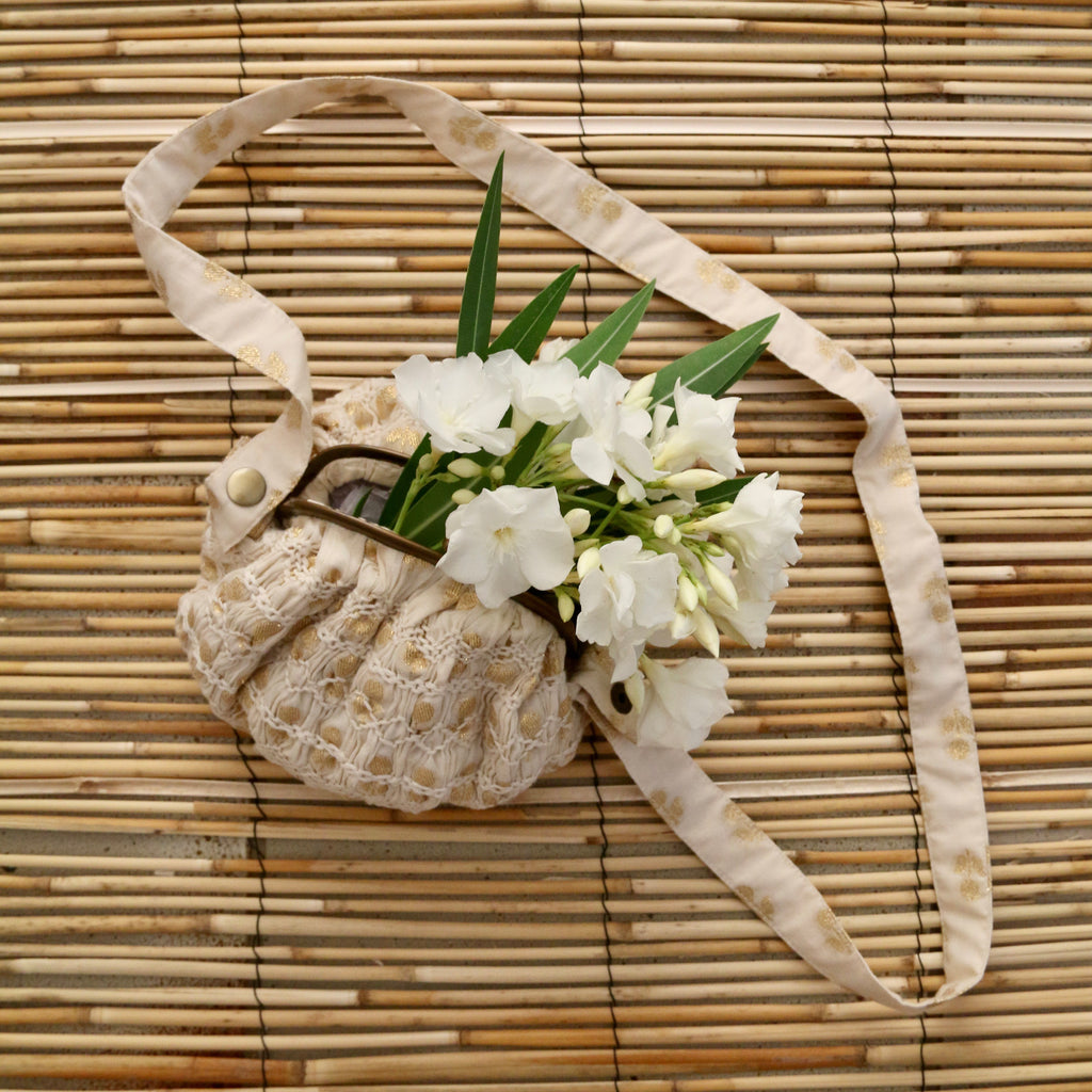 Bonjour Kid's Wallet Bag Flowers Lurex | BIEN BIEN