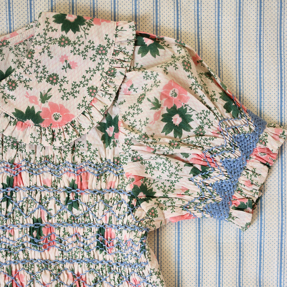 NEW Spring/Summer 2024 Bonjour Handsmock Kid's Blouse Prairie In Bloom | BIEN BIEN bienbienshop.com