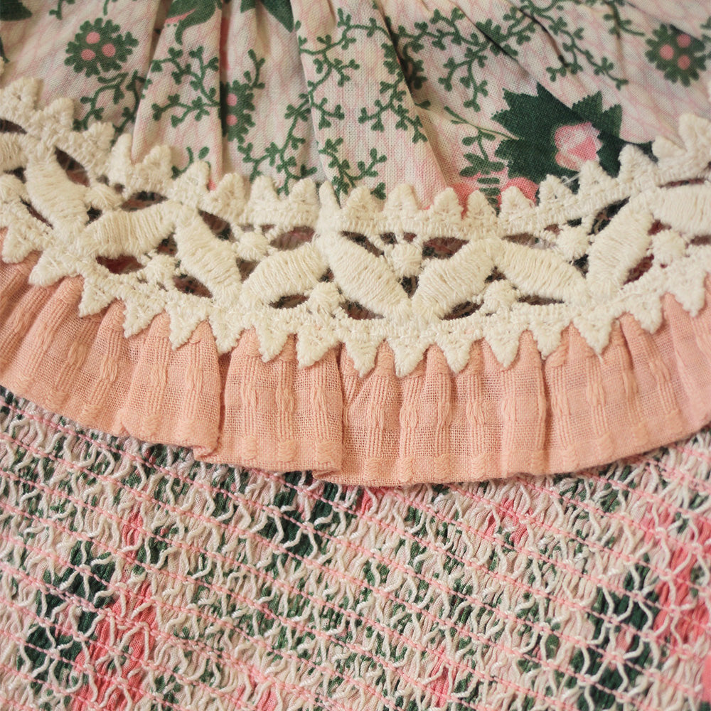NEW Spring/Summer 2024 Bonjour Kid's Tie Tunique Tunic Prairie In Bloom | BIEN BIEN bienbienshop.com
