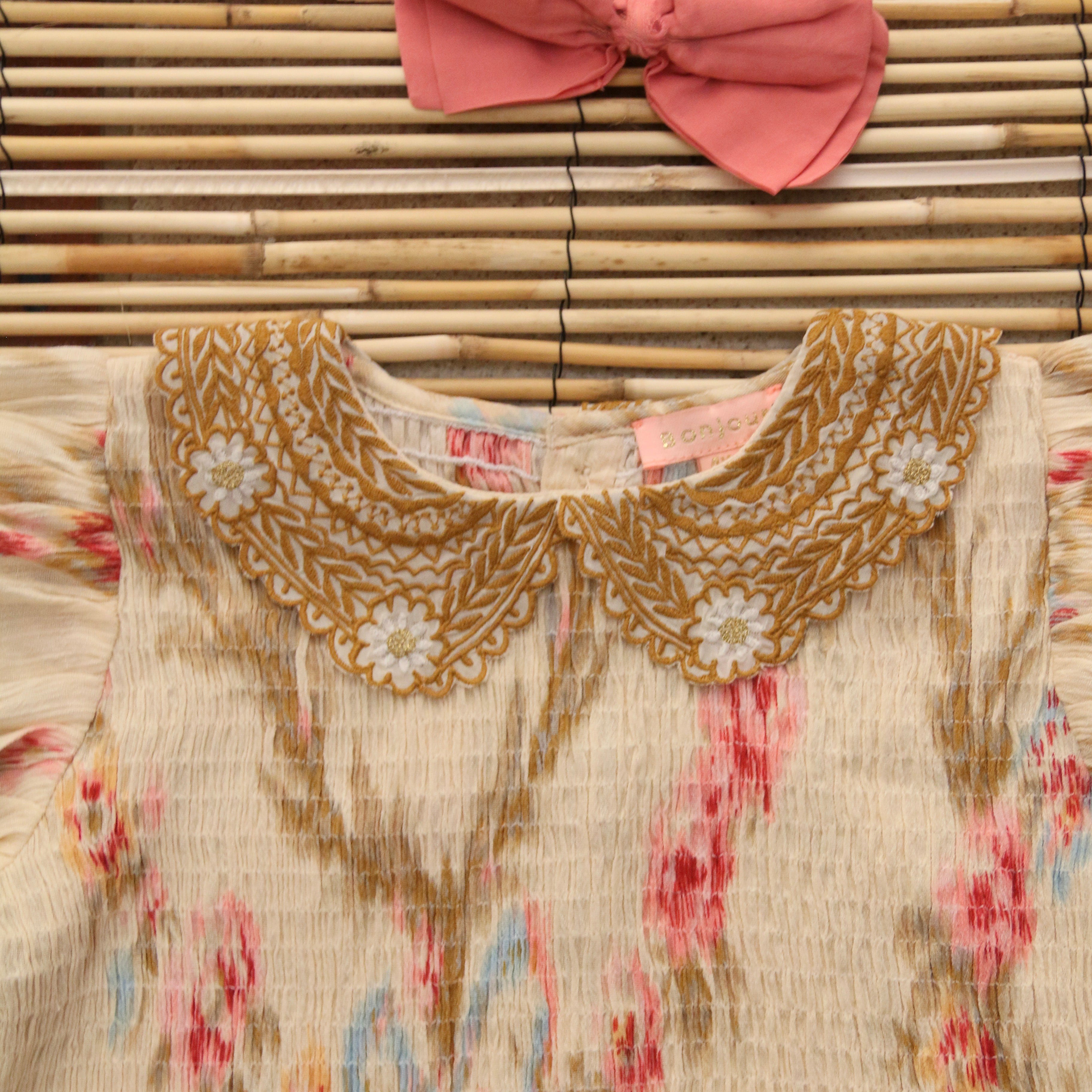 Bonjour Kid's Tunique & Hairclip Antoinette | BIEN BIEN