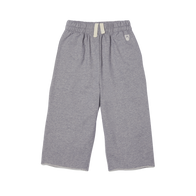 Main Story Kid's Cut Off Sweatpant Grey Melange | BIEN BIEN bienbienshop.com