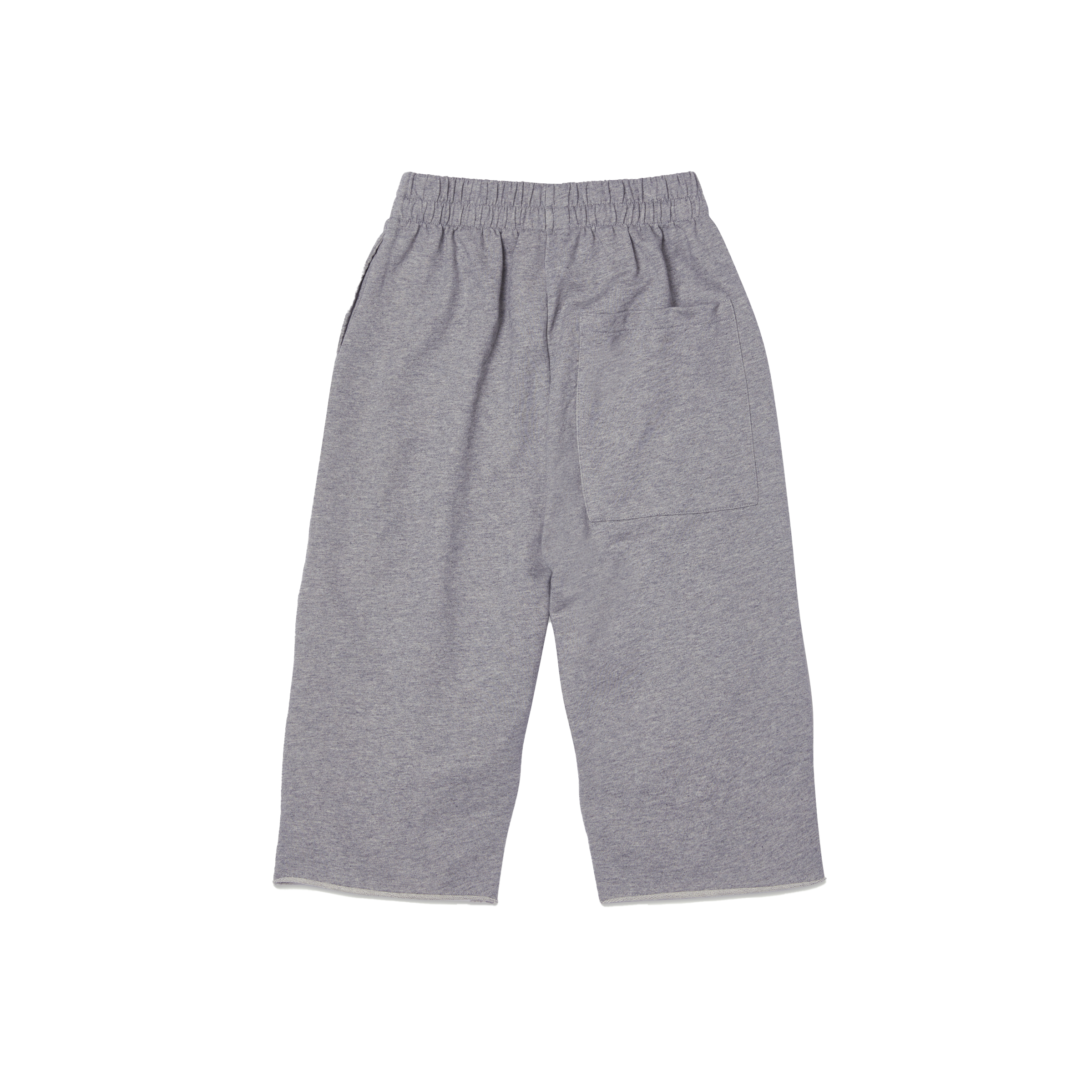 Main Story Kid's Cut Off Sweatpant Grey Melange | BIEN BIEN bienbienshop.com