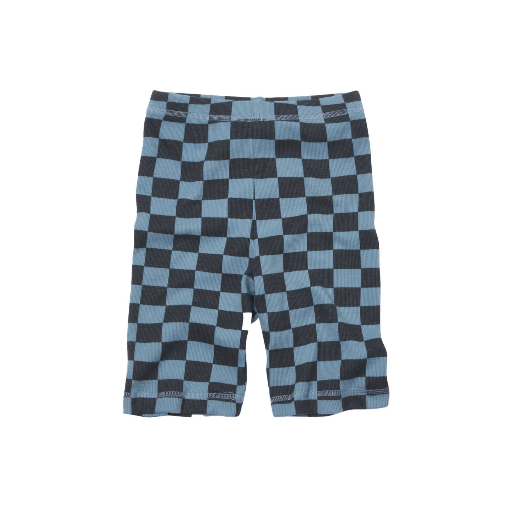 Main Story Kid's Cycling Short Stone Blue Check | BIEN BIEN bienbienshop.com