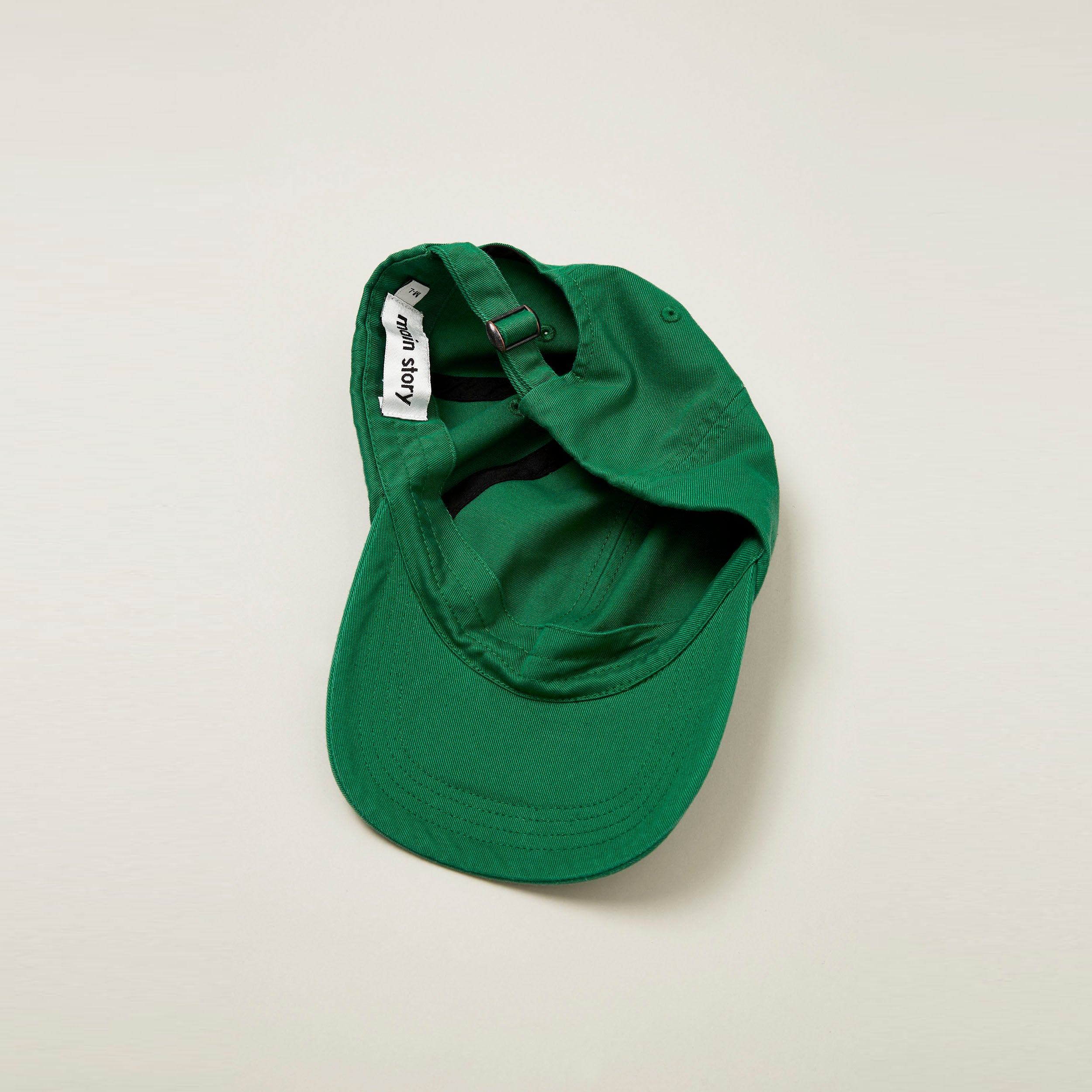 Main Story UK Kid's Baseball Cap Asphalt Forest Emerald Kelly Green Organic Cotton Twill | BIEN BIEN bienbienshop.com