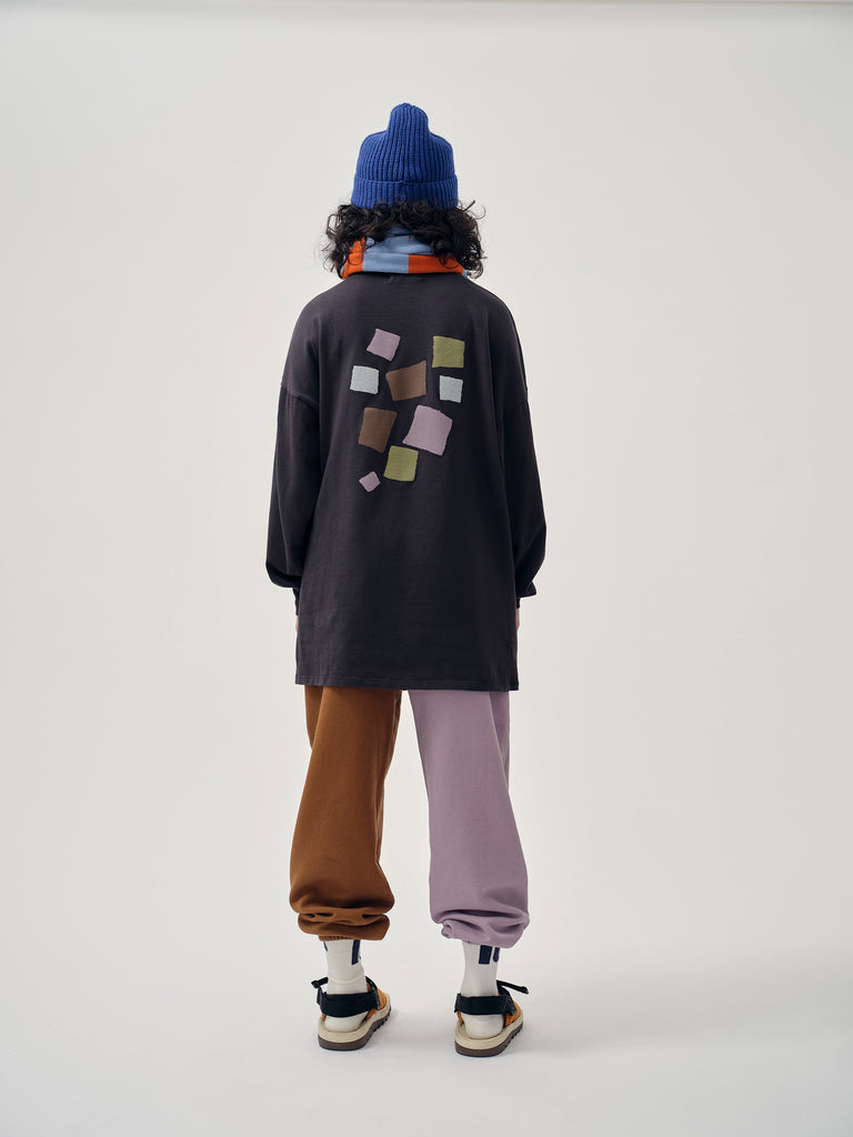 Main Story UK Kid's Jogger Color Block Sweatpant Elderberr/Daschund | BIEN BIEN bienbienshop.com