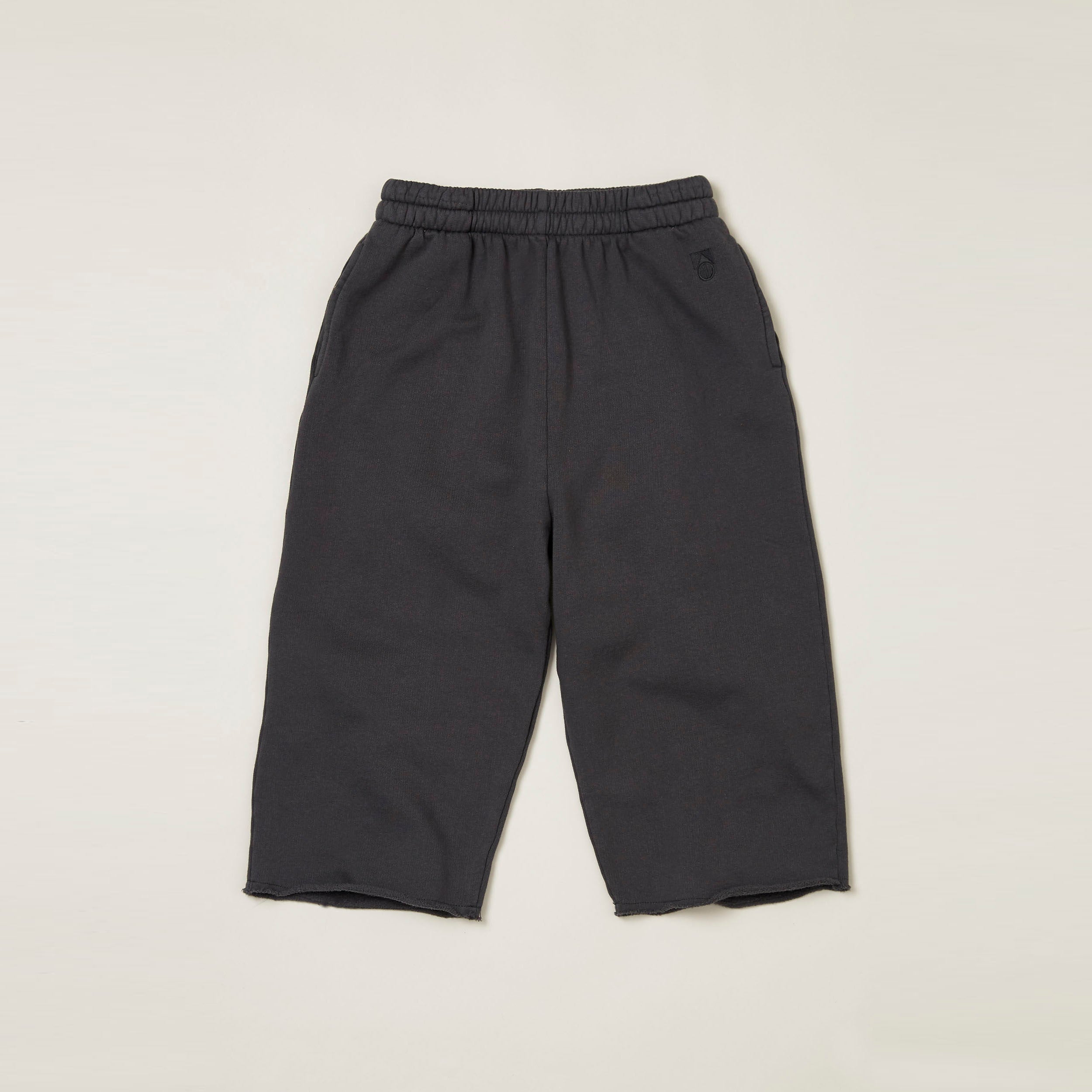 Main Story UK Kid's Cut Off Sweatpant Phantom Fleece Faded Black | BIEN BIEN bienbienshop.com