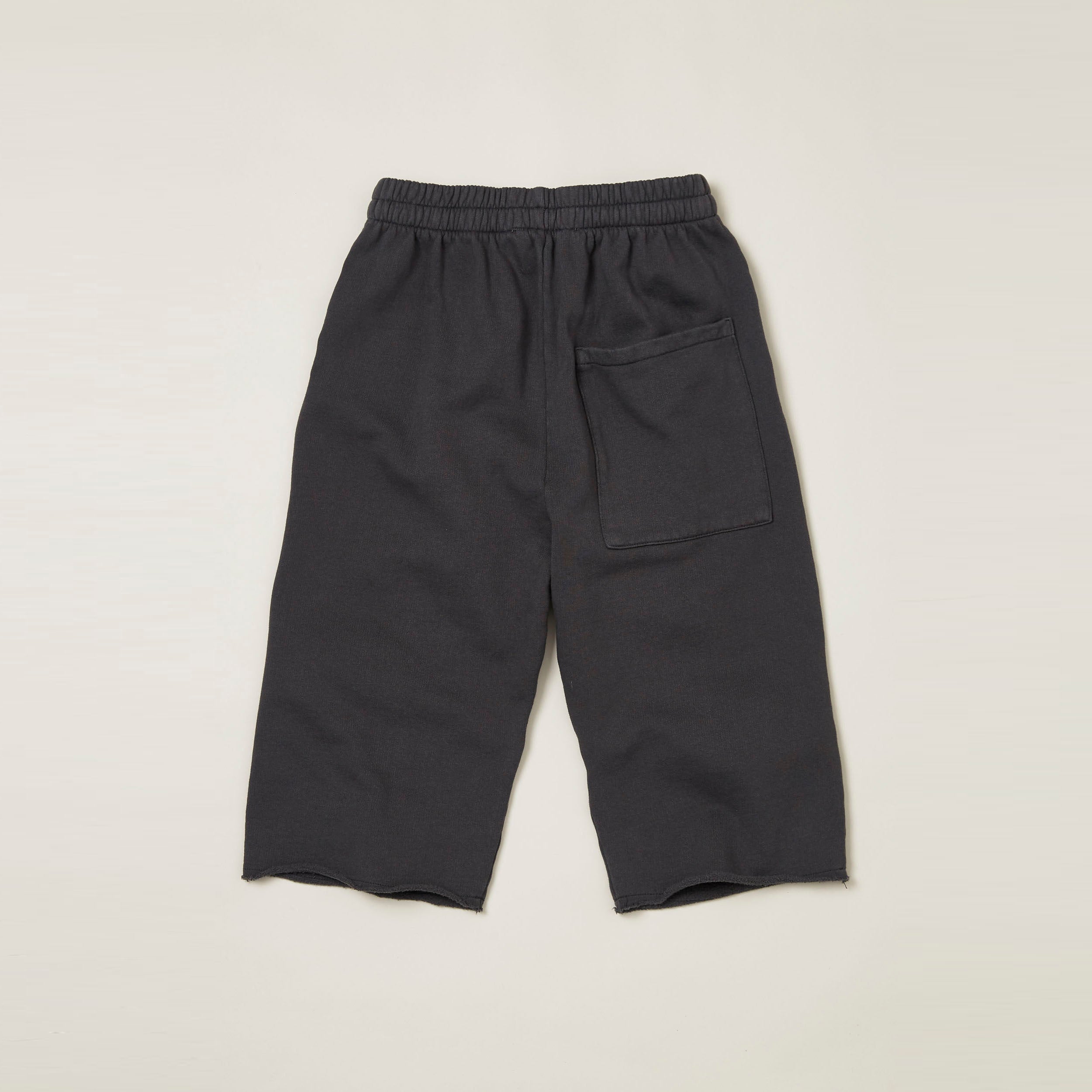 Main Story UK Kid's Cut Off Sweatpant Phantom Fleece Faded Black | BIEN BIEN bienbienshop.com