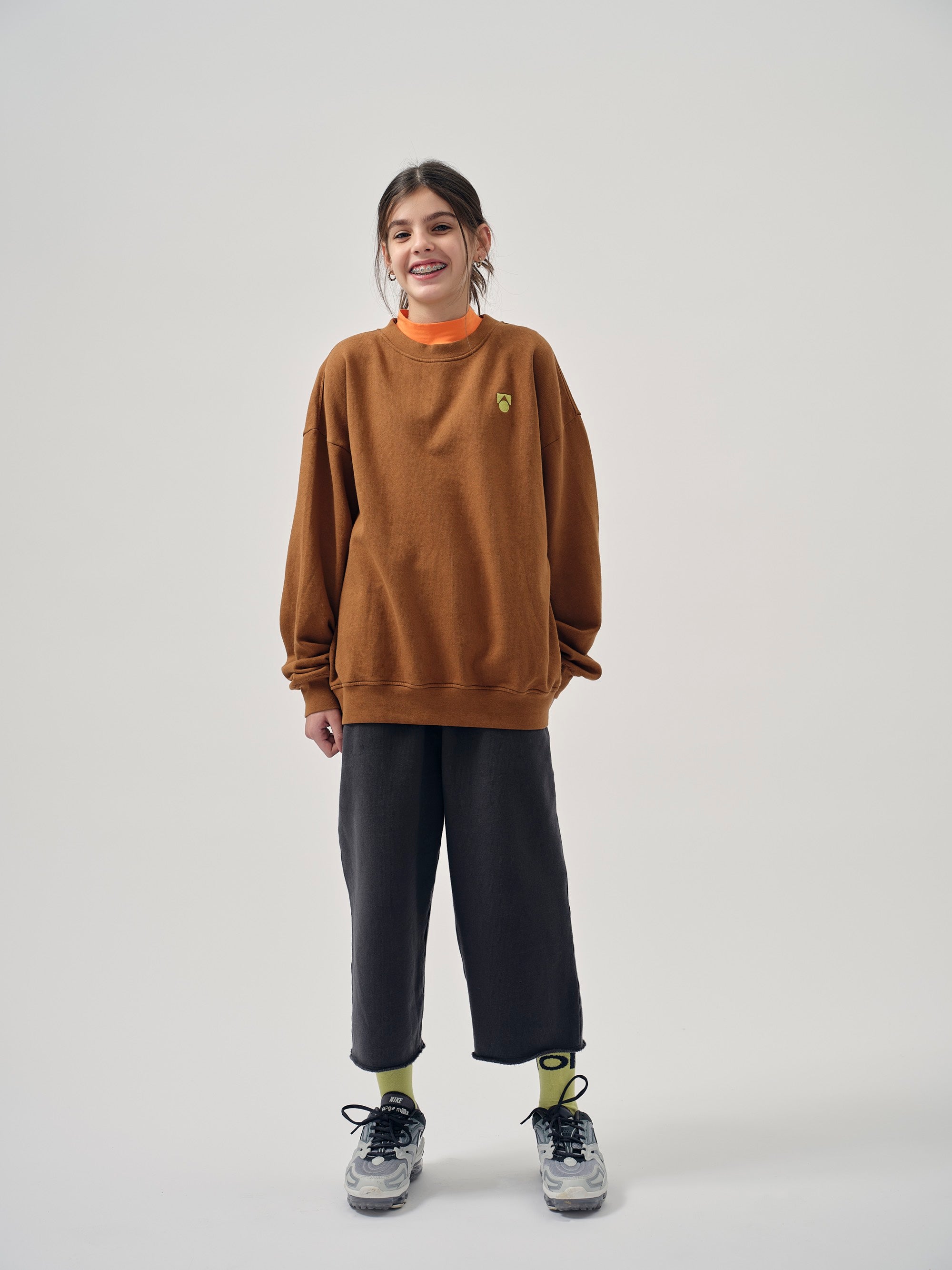 Main Story UK Kid's Cut Off Sweatpant Phantom Fleece Faded Black | BIEN BIEN bienbienshop.com