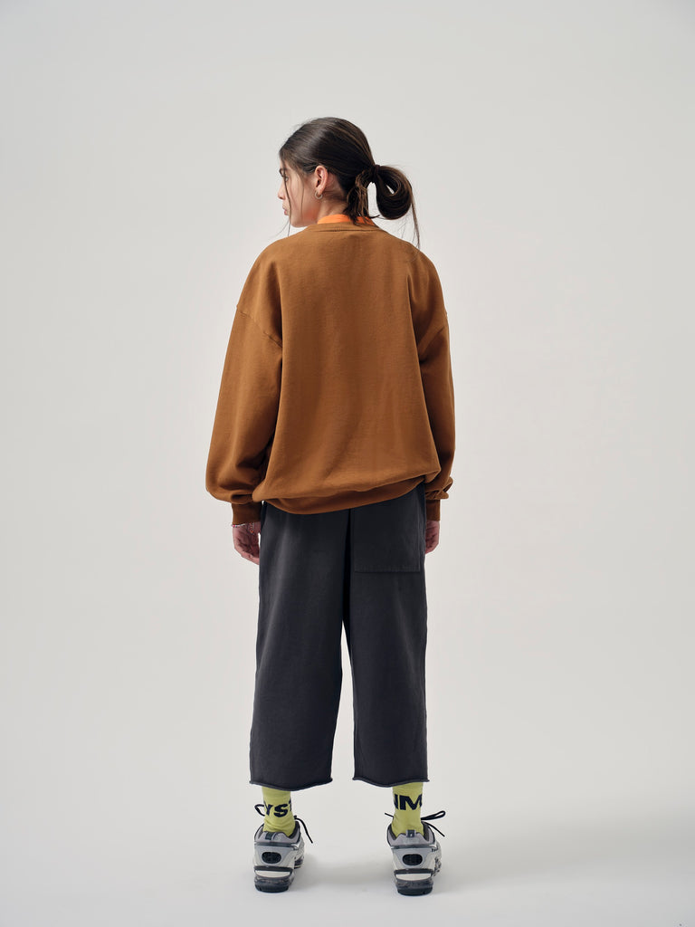 Main Story UK Kid's Cut Off Sweatpant Phantom Fleece Faded Black | BIEN BIEN bienbienshop.com