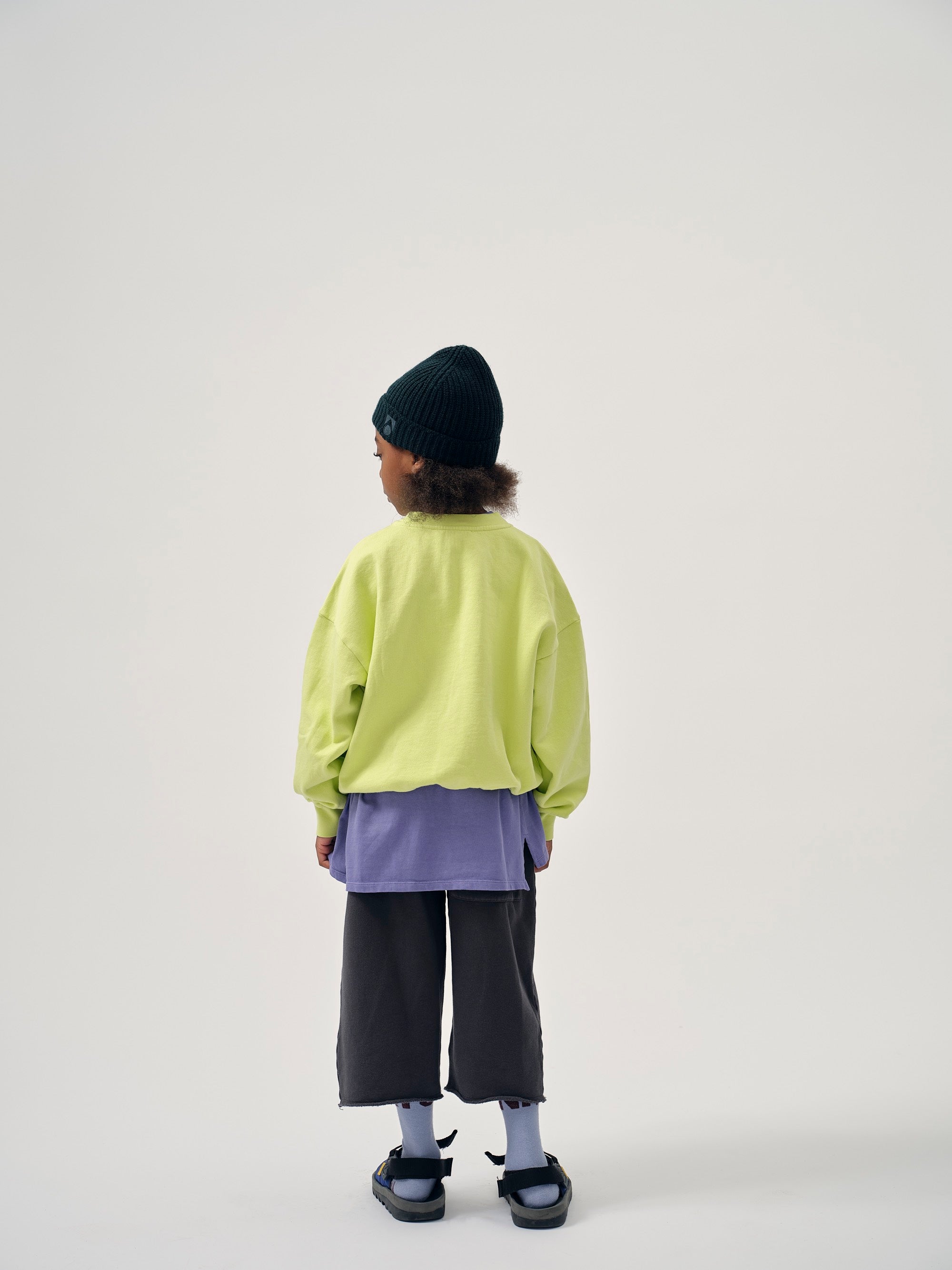 Main Story UK Kid's Bubble Sweatshirt Daiquiri Acid Yellow Fleece | BIEN BIEN bienbienshop.com