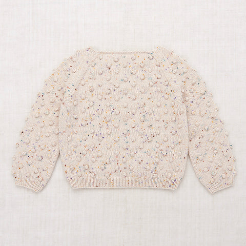 Misha & Puff Original Popcorn Kid's Sweater Iris Confetti | BIEN BIEN