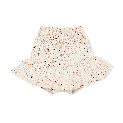 Misha & Puff Hand Knit Pima Cotton Skating Pond Baby & Kid's Skirt Picnic Confetti | BIEN BIEN
