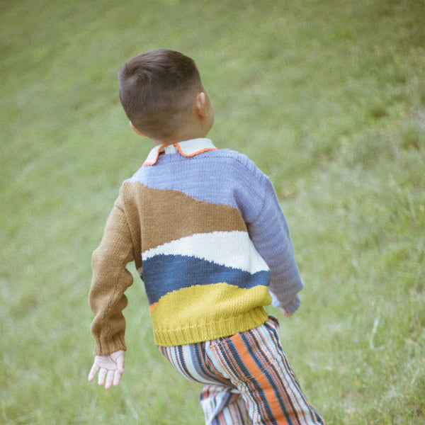 SALE Misha & Puff Baby & Kid Landscape Intarsia Sweater