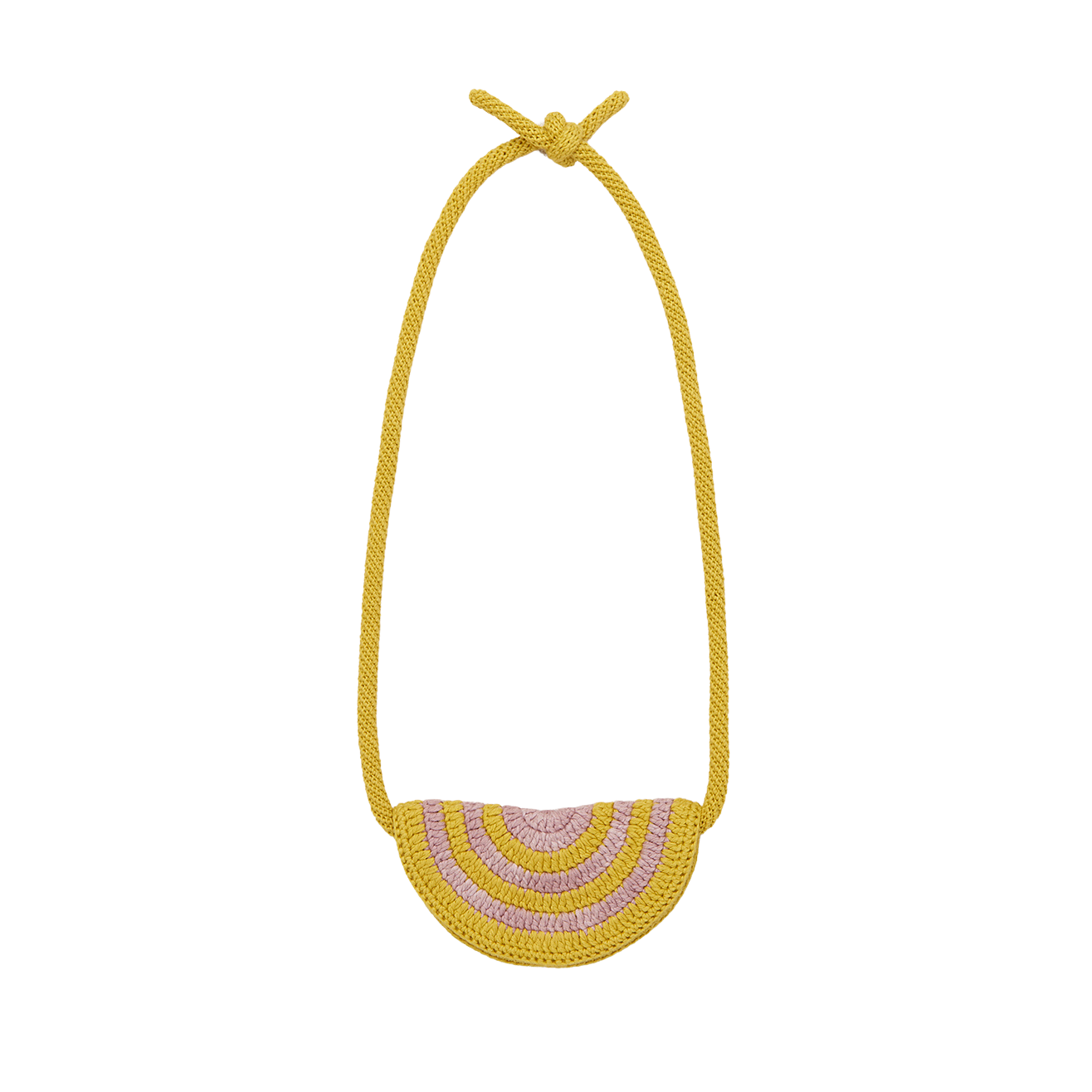 Misha & Puff Kid's Crochet Half Moon Belt Bag Winter Wheat | BIEN BIEN