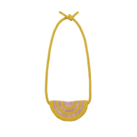 Misha & Puff Kid's Crochet Half Moon Belt Bag Winter Wheat | BIEN BIEN