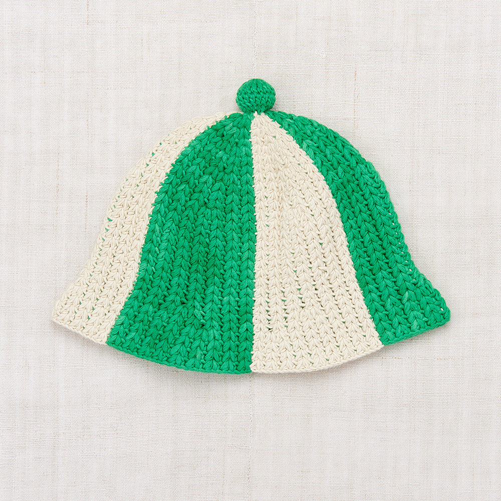 NEW Spring Summer 2024 Misha & Puff Baby & Kid's Crochet Tulip Hat Clover Stripe | BIEN BIEN