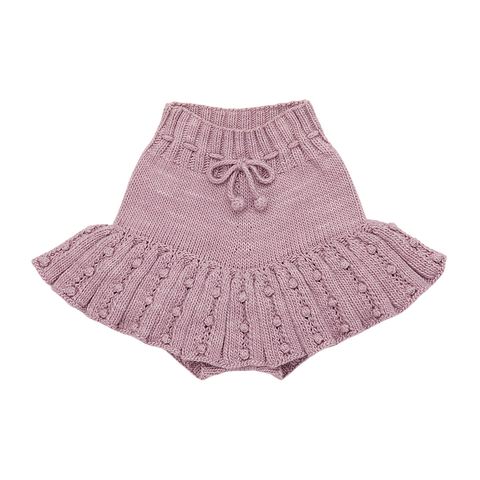 Eyelet Popcorn Skating Skirt