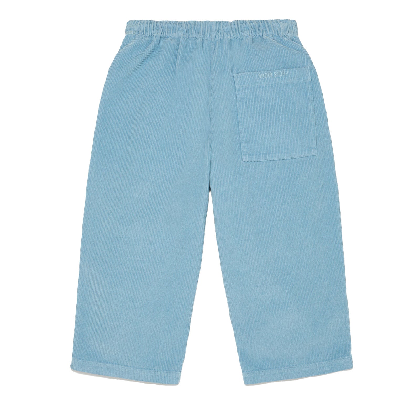 Main Story Lounge Pant in light blue corduroy on a white background