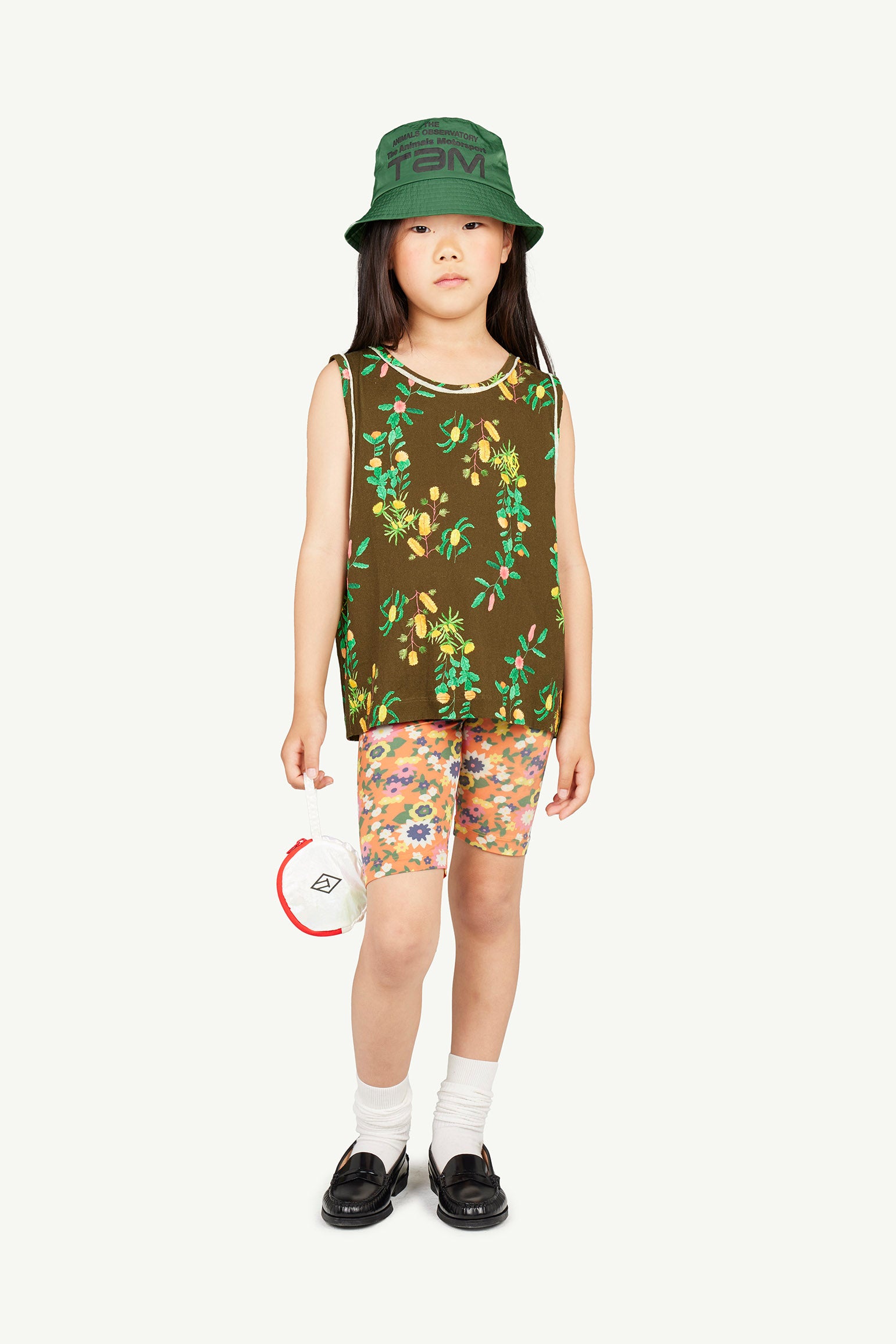 NEW Spring/Summer 2024 The Animals Observatory Sardine Kid Pant Organic Flower Cycling Short | BIEN BIEN bienbienshop.com