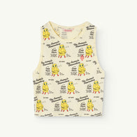 NEW Spring/Summer 2024 The Animals Observatory Frog Kid's T-Shirt Soft Yellow Lazy Chair | BIEN BIEN bienbienshop.com