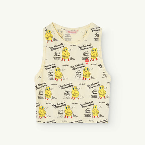 NEW Spring/Summer 2024 The Animals Observatory Frog Kid's T-Shirt Soft Yellow Lazy Chair | BIEN BIEN bienbienshop.com