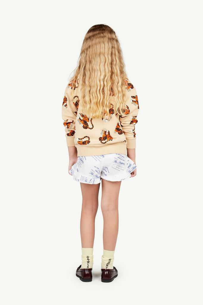 NEW Spring/Summer 2024 The Animals Observatory Bear Kid's Sweatshirt Beige Tiger | BIEN BIEN bienbienshop.com