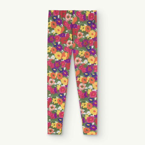 NEW Spring/Summer 2024 The Animals Observatory Alligator Kid's Pant Multi Flower Legging | BIEN BIEN bienbienshop.com