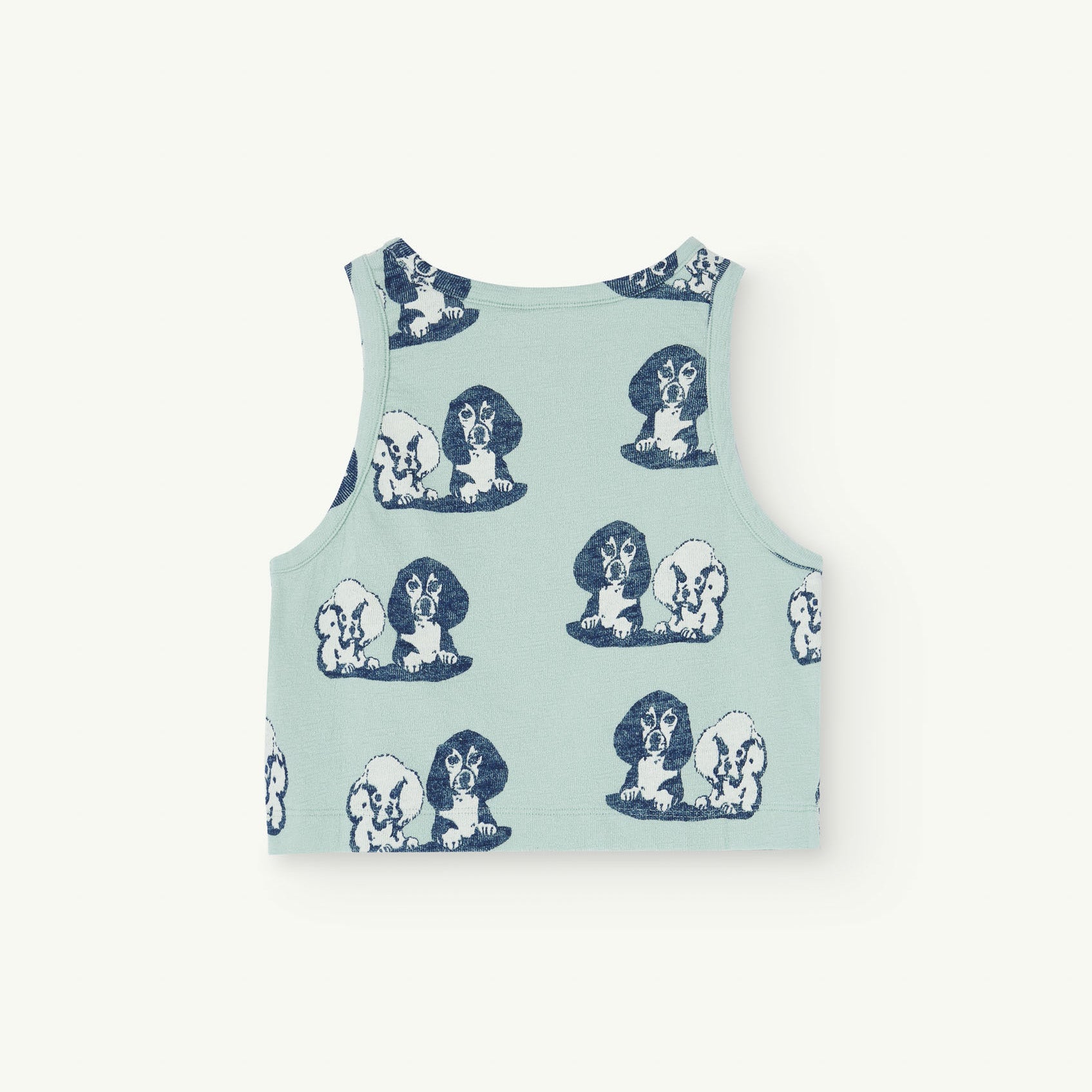 NEW Spring/Summer 2024 The Animals Observatory Hyena Kid's Sleeveless Tank Top Turquoise Dog | BIEN BIEN bienbienshop.com