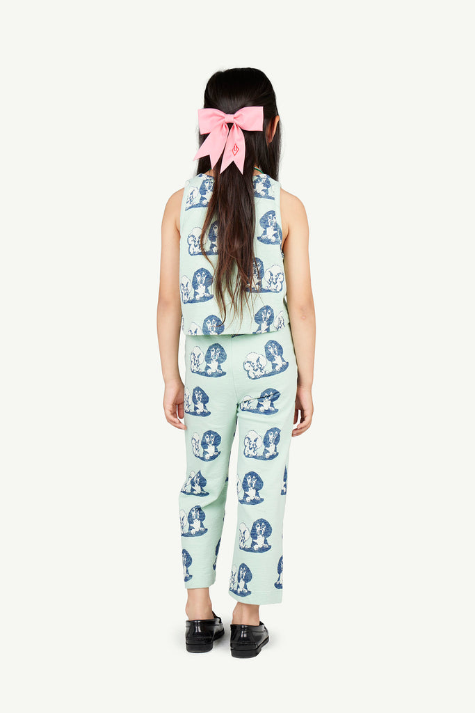 NEW Spring/Summer 2024 The Animals Observatory Hyena Kid's Sleeveless Tank Top Turquoise Dog | BIEN BIEN bienbienshop.com
