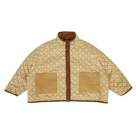 Tambere Moi Reversible Kid's Jacket Brown Beige Shearling | BIEN BIEN