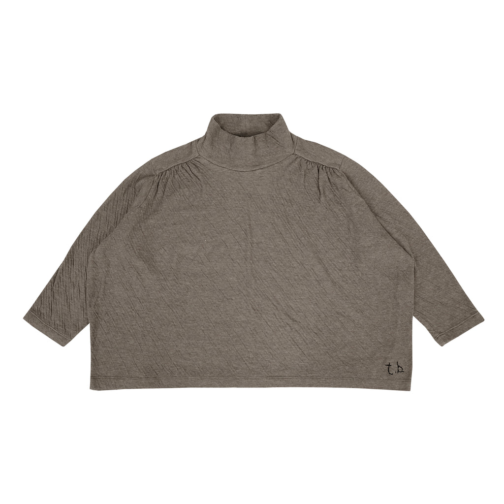 Tambere Lonie Kid's Long Sleeve Crinkly Shirt Charcoal | BIEN BIEN bienbienshop.com