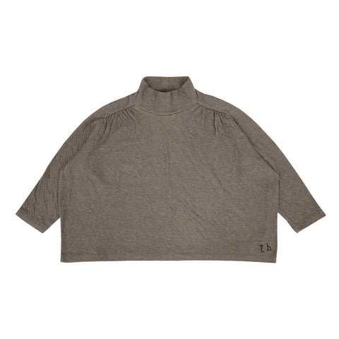 Tambere Lonie Kid's Long Sleeve Crinkly Shirt Charcoal | BIEN BIEN bienbienshop.com