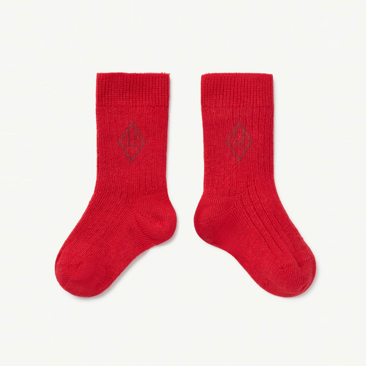 NEW The Animals Observatory Snail Baby Ribbed Socks Red | BIEN BIEN bienbienshop.com