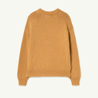 NEW The Animals Observatory Flower Bull Kid's Pullover Sweater Beige | BIEN BIEN bienbienshop.com