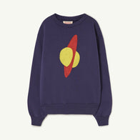 NEW The Animals Observatory Bear Kid's Sweatshirt Dark Navy Blue | BIEN BIEN bienbienshop.com