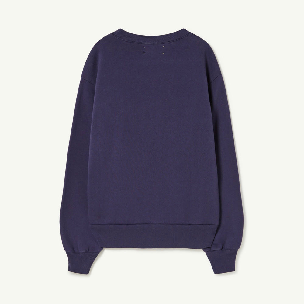 NEW The Animals Observatory Bear Kid's Sweatshirt Dark Navy Blue | BIEN BIEN bienbienshop.com