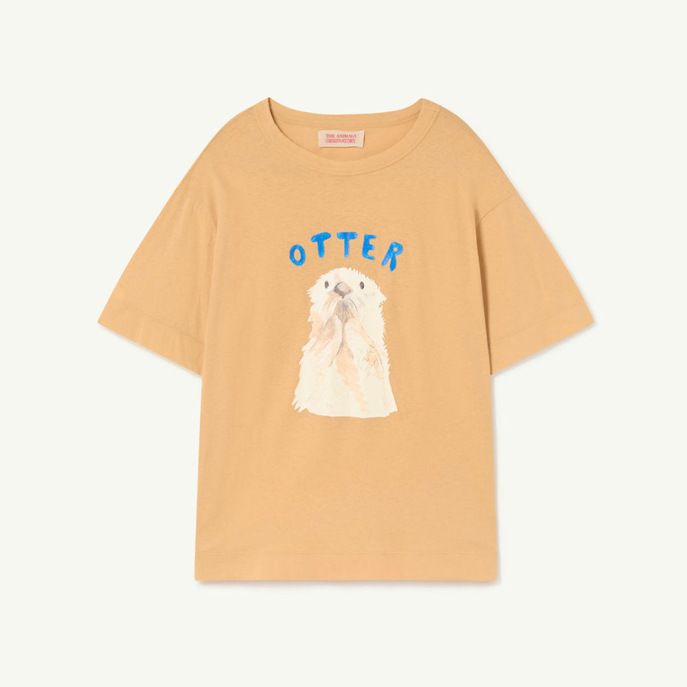 NEW The Animals Observatory Rooster Oversize Kid's Tee Tan Otter | BIEN BIEN bienbienshop.com