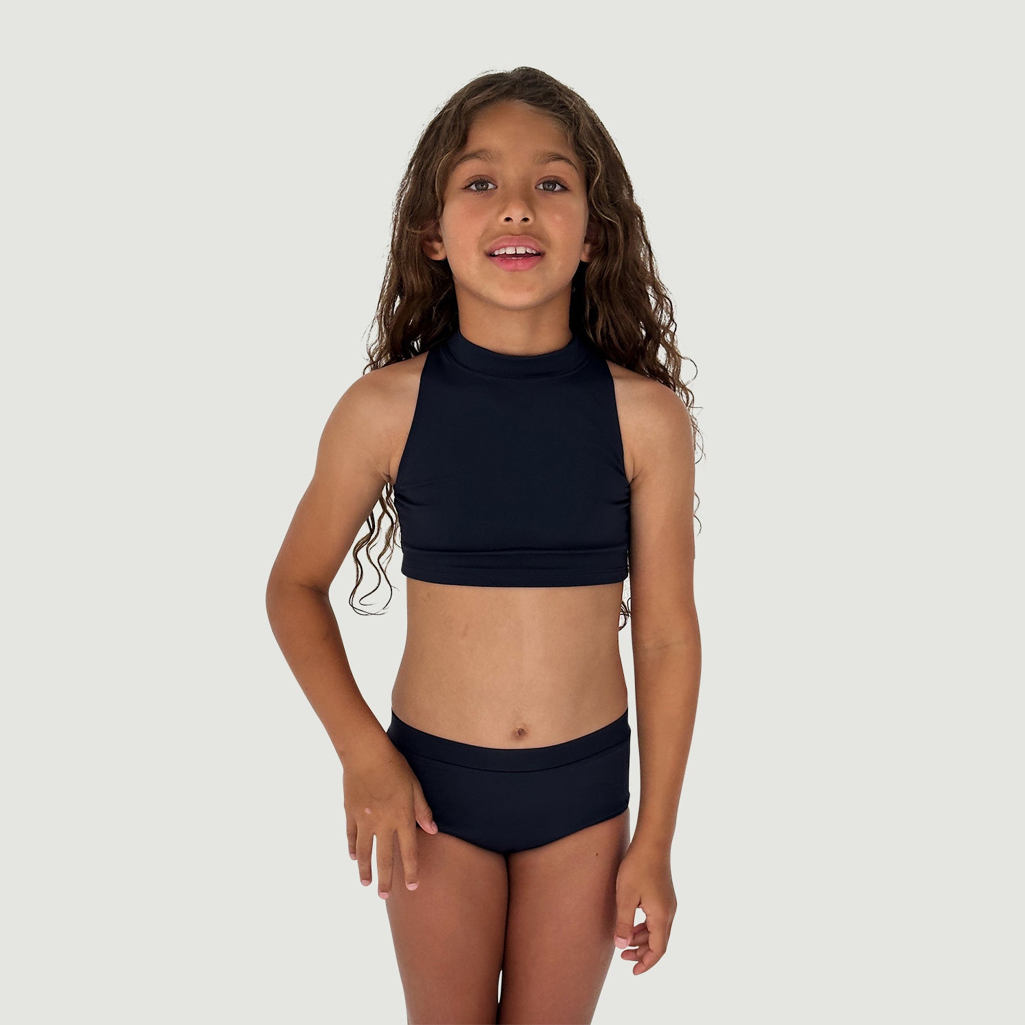 The Set The High Waist Bikini Bottom Ink Navy Blue ~ Made in Australia ~ BIEN BIEN ~