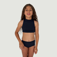 The Set The High Waist Bikini Bottom Ink Navy Blue ~ Made in Australia ~ BIEN BIEN ~