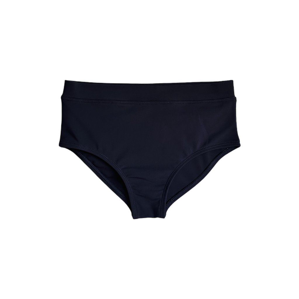 The Set The High Waist Bikini Bottom Ink Navy Blue ~ Made in Australia ~ BIEN BIEN ~