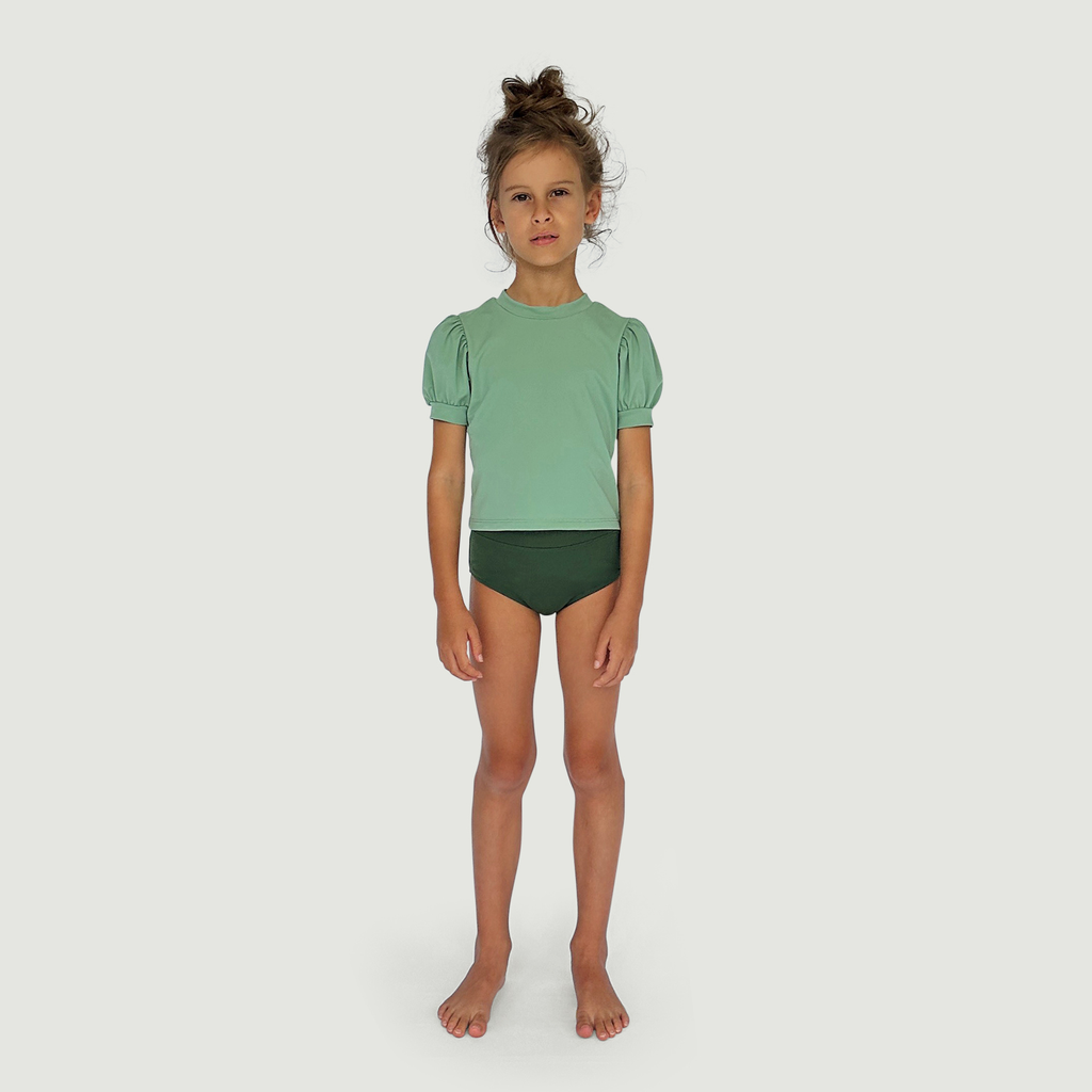 The Set The High Waist Bikini Bottom Pine Green ~ Designed in Australia ~ BIEN BIEN ~