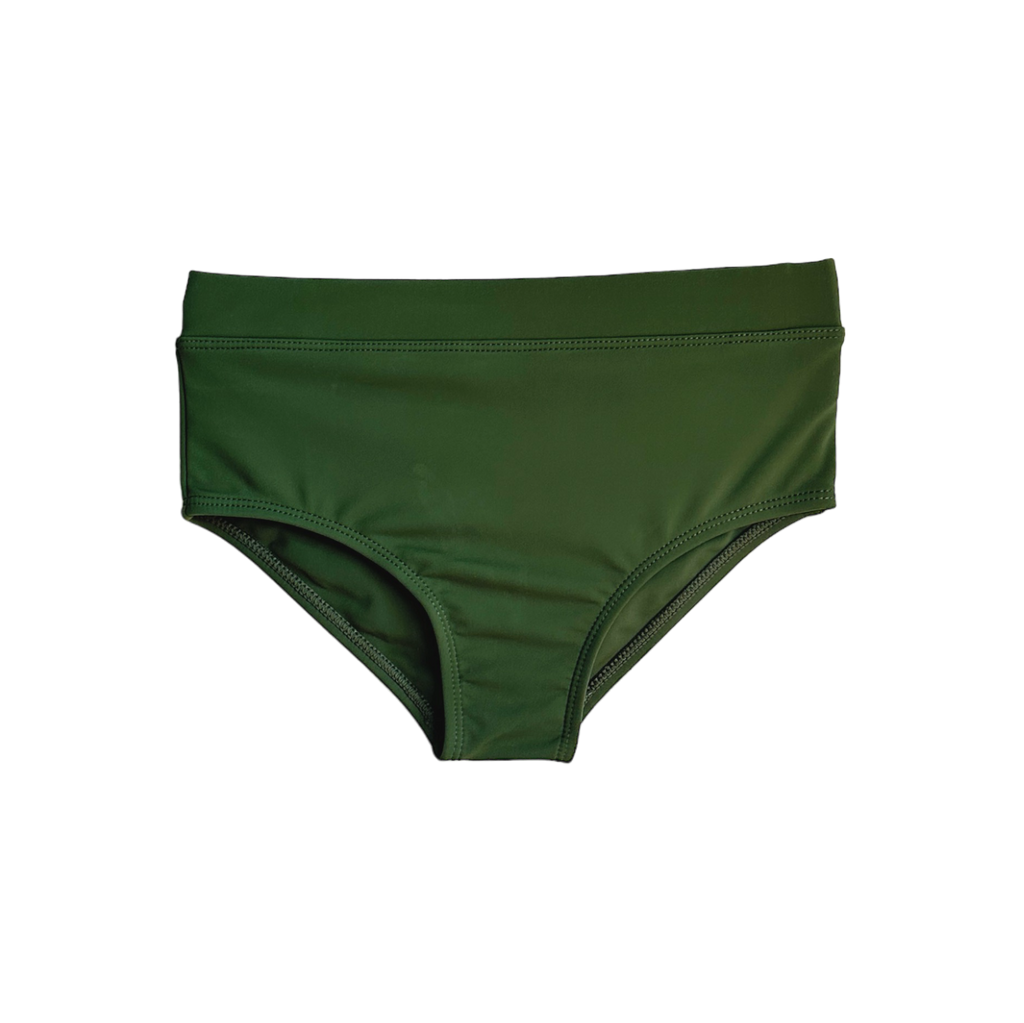 The Set The High Waist Bikini Bottom Pine Green ~ Designed in Australia ~ BIEN BIEN ~