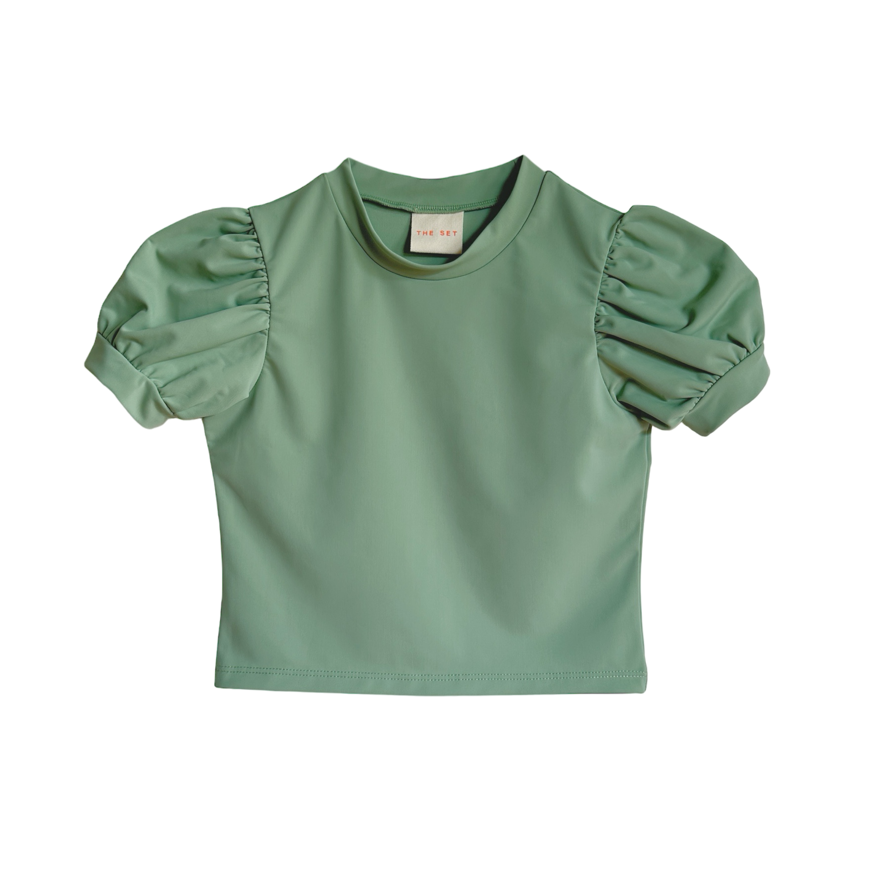 The Set The  Puff Sleeve Sun Shirt Mint Green ~ Designed in Australia  ~ Available at BIEN BIEN ~