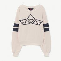 New - The Animals Observatory Bear Kid's Cotton Sweatshirt White | BIEN BIEN www.bienbienshop.com