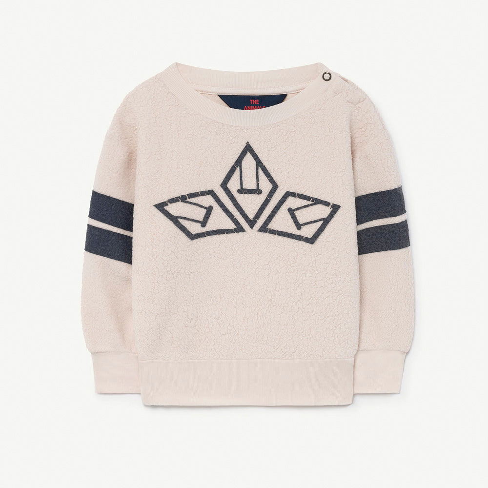 New The Animals Observatory Bear Baby Sweatshirt Off-White | BIEN BIEN www.bienbienshop.com