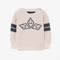 New The Animals Observatory Bear Baby Sweatshirt Off-White | BIEN BIEN www.bienbienshop.com