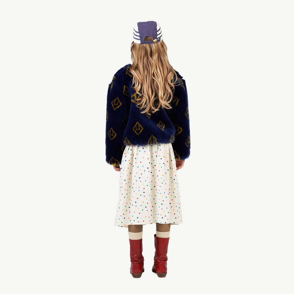 New - The Animals Observatory Logo Shrew Kid's Jacket Navy Blue | BIEN BIEN www.bienbienshop.com