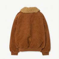 New - The Animals Observatory Tiger Kid's Cord Jacket Deep Brown | BIEN BIEN www.bienbienshop.com